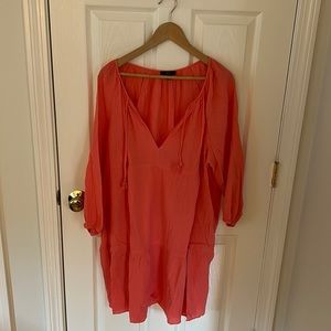 Jcrew pink coverup. Side XXL.